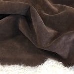 what is cow suede leather? what is cow suede leather? The Vertu Cow Suede Leather Collection is made with exquisite cowhide and suede leather, with a thickness of 1.2-1.6mm and a weight of 3/4 oz. hide size 10-14 sq. ft. Chrome tanning techniques are used for a timeless and classic material, perfect for high-end jackets, boots,belts, and other leather items.