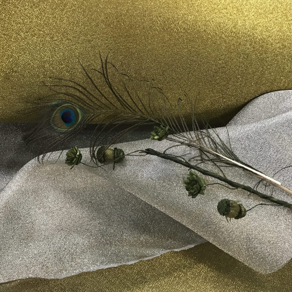 Gold Mesh Fabric Avetcoinc@