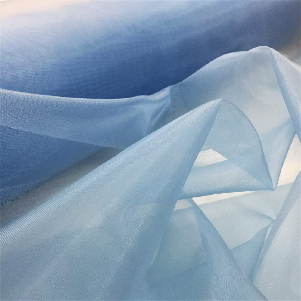 Baby Blue Mesh Fabric Avetcoinc@