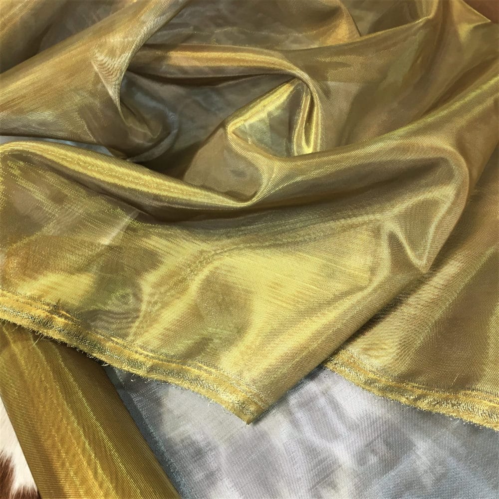 Gold Mesh Fabric Avetcoinc@