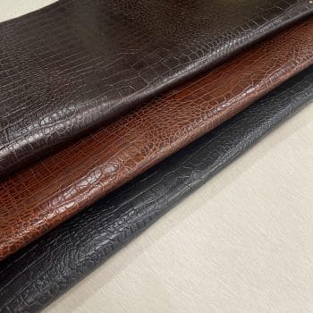 Crocodile Embossed Veg Tan Cowhide 3 oz