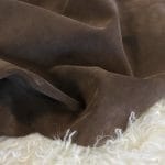 what is cow suede leather? The Vertu Cow Suede Leather Collection is made with exquisite cowhide and suede leather, with a thickness of 1.2-1.6mm and a weight of 3/4 oz. Chrome tanning techniques are used for a timeless and classic material, perfect for high-end jackets, boots, and other leather items.