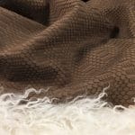 Dark EarthTirtil Embossed Cow leather avetcoinc (2) | Avetco Leather Hides and Eva Foam