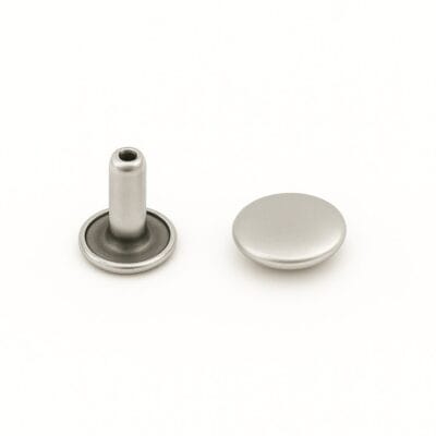 Double Cap Rivets – Nickel, Light Gold