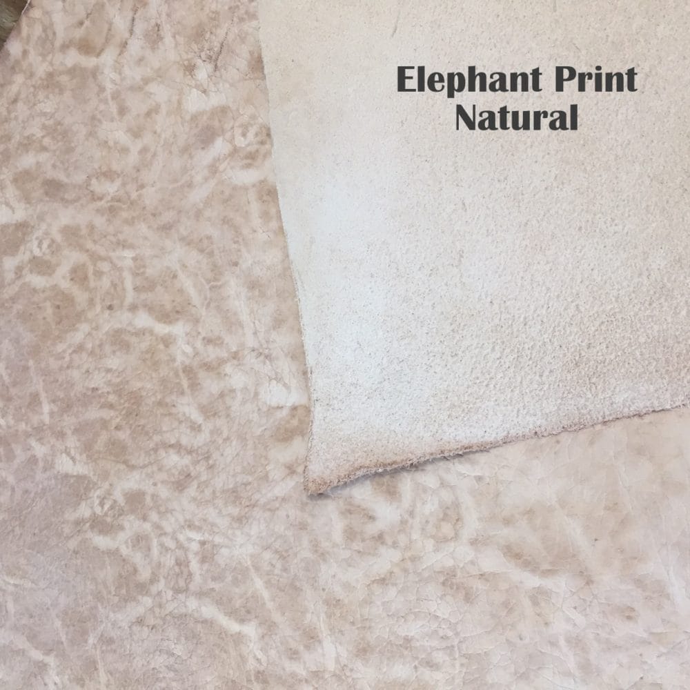 Elephant Embossed Cow Double Shoulder Veg Tan (13)