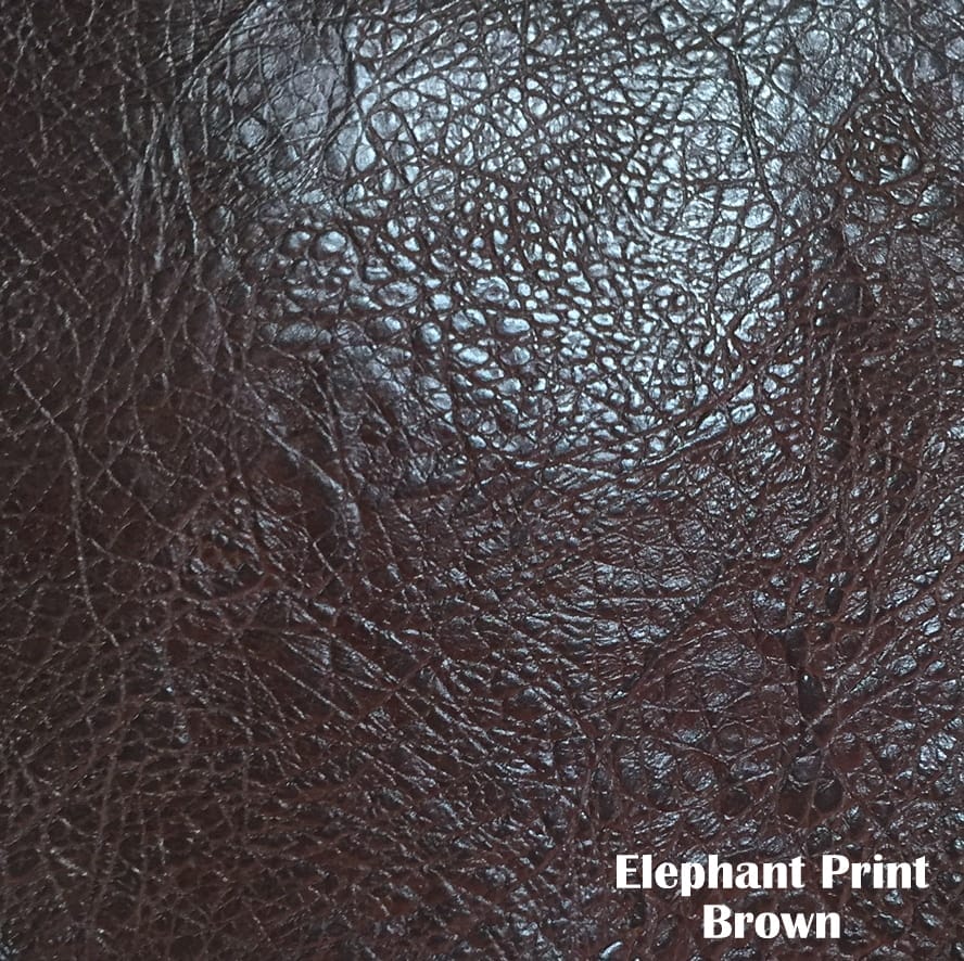 Elephant Embossed Cow Double Shoulder Veg Tan (4)