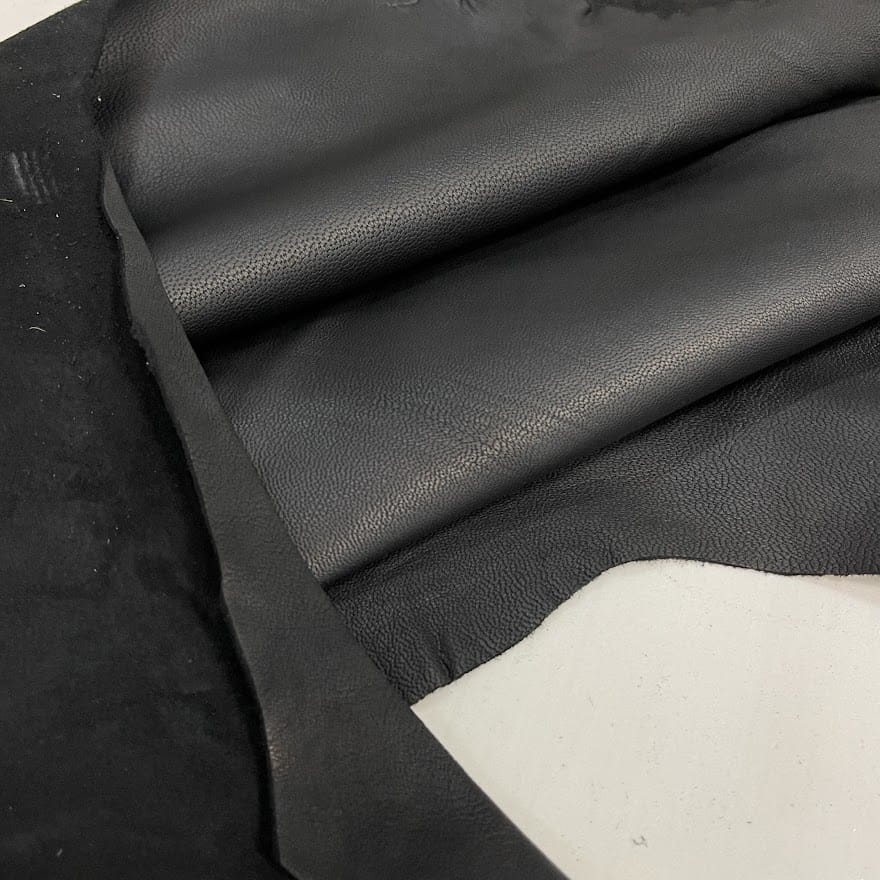 The Goatskin leather comes in a smooth finish that is very eye-catching, especially with the must-have authentic colors. The texture of the leather is silky smooth. This durable leather ranges from dark neutral colors to bright lively colors, which can be used to create many different looks.