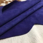 What is nubuck leather This material is suitable for footwear, accessories, handbags, apparel, craft, belts, and DIY projects. Nubuck leather is swine (pig leather) that has a medium soft temper and a chrome tannage. It has a texture that is referred to as nubuck and an average hide size of 8-10 sq. ft. The thickness is 3 oz. (1.0 – 1.2 mm). The raw material comes from the subspecies Sus scrofa domesticus and is from Taiwan. It can be used for DIY projects.