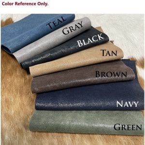 The Jelly Satin Suede Collection features high-quality leather products made from European cowhide treated with a glittery surface. The leather has a smooth suede texture in one direction and a coarser texture in the other, perfect for creating unique textures. Its shimmery yet subtle exterior creates a modern and chic look, ideal for footwear, garments, accessories, and more. The collection is made in Turkey using chrome tanning, which requires fewer chemicals and produces a more consistent color. It's free of harmful chemicals like PCP, Azo Pigments, Chrome VI, Formaldehyde, and APEO. This collection is perfect for those who value quality, style, and durability.