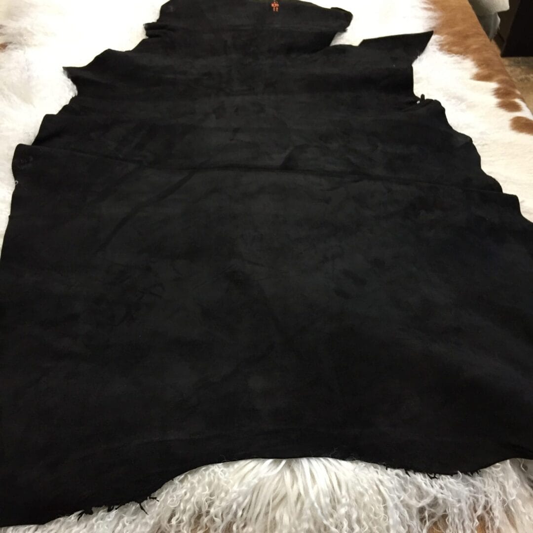 goat suede leather black avetcoinc@