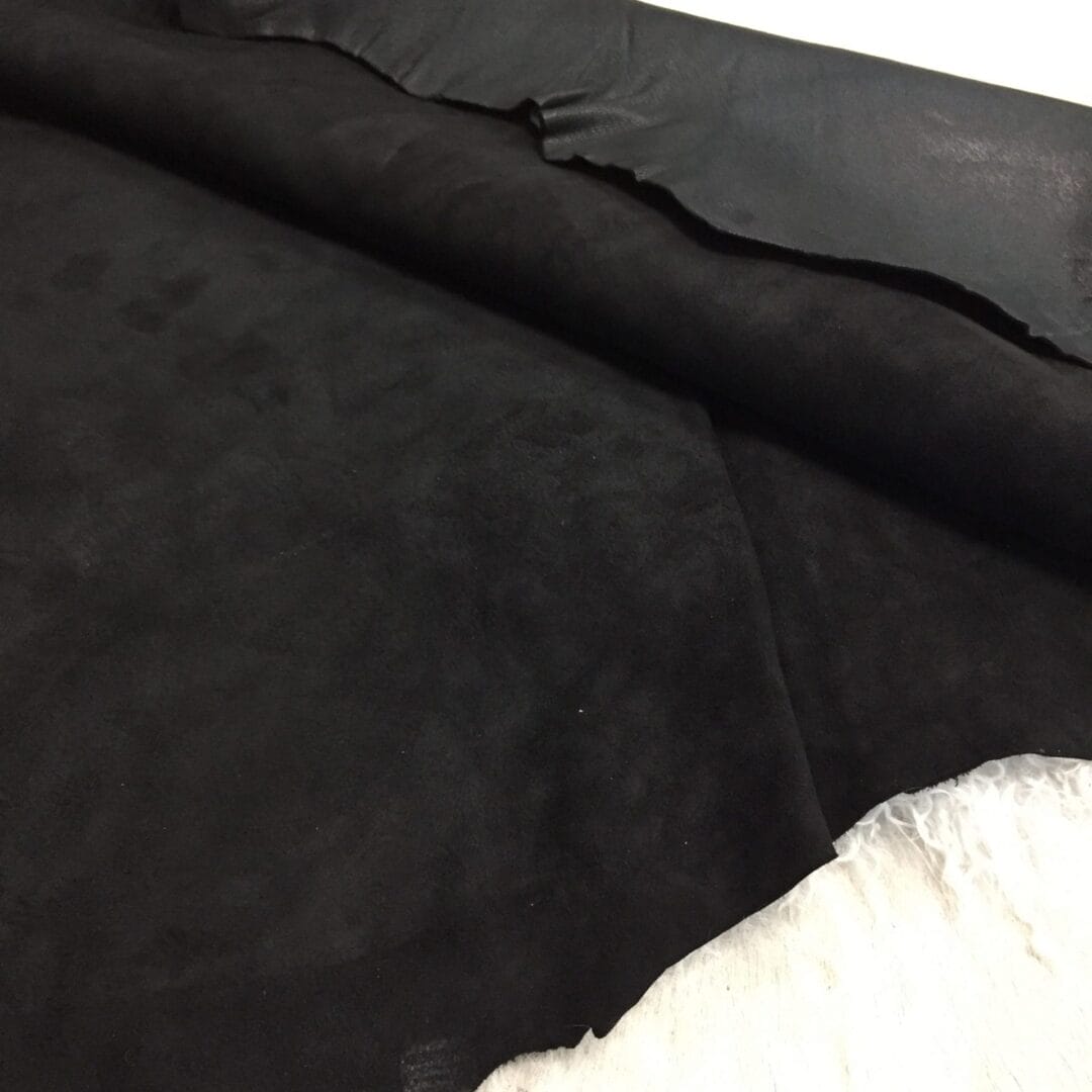 jet black suede goat leather avetcoinc@