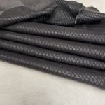 KP-214CHA 7 | Avetco Leather Hides and Eva Foam Premium grain leather with a laser-cut diamond pattern, designed for both elegance and durability. This leather features a wax finish, enhancing its texture and depth, making it an excellent choice for upholstery, accessories, footwear, and high-end fashion applications.