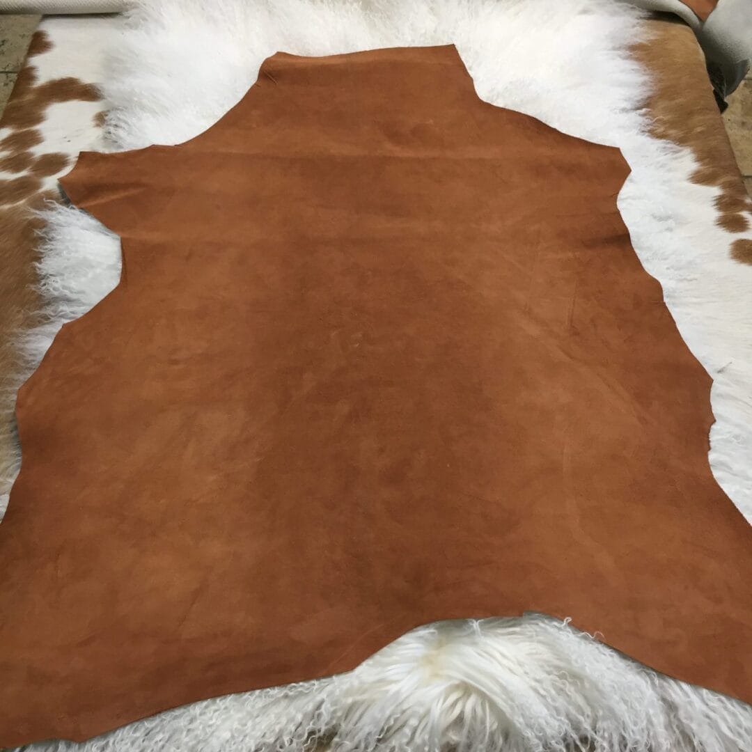 brown leather goat suede avetcoinc@