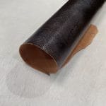 Lizard Brown | Avetco Leather Hides and Eva Foam Lizard Embossed Cowhide is a vegetable-tanned leather with a bold, exotic texture. At 3 oz thick and medium temper, it’s ideal for bags, belts, wallets, and costume work. This high-quality cowhide is tanned in Mexico and embossed with a sharp, consistent lizard pattern.