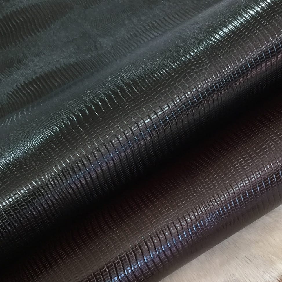 Lizard Embossed Cow Double Shoulder Veg Tan 3 oz Avetco Inc (3)