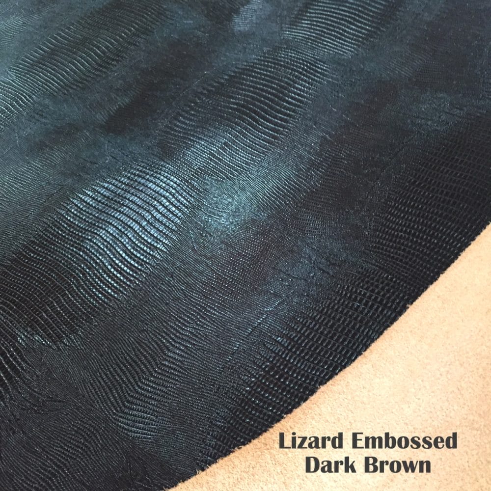 Lizard Embossed Cow Double Shoulder Veg Tan 3 oz Tmoro Avetco Inc. (7)