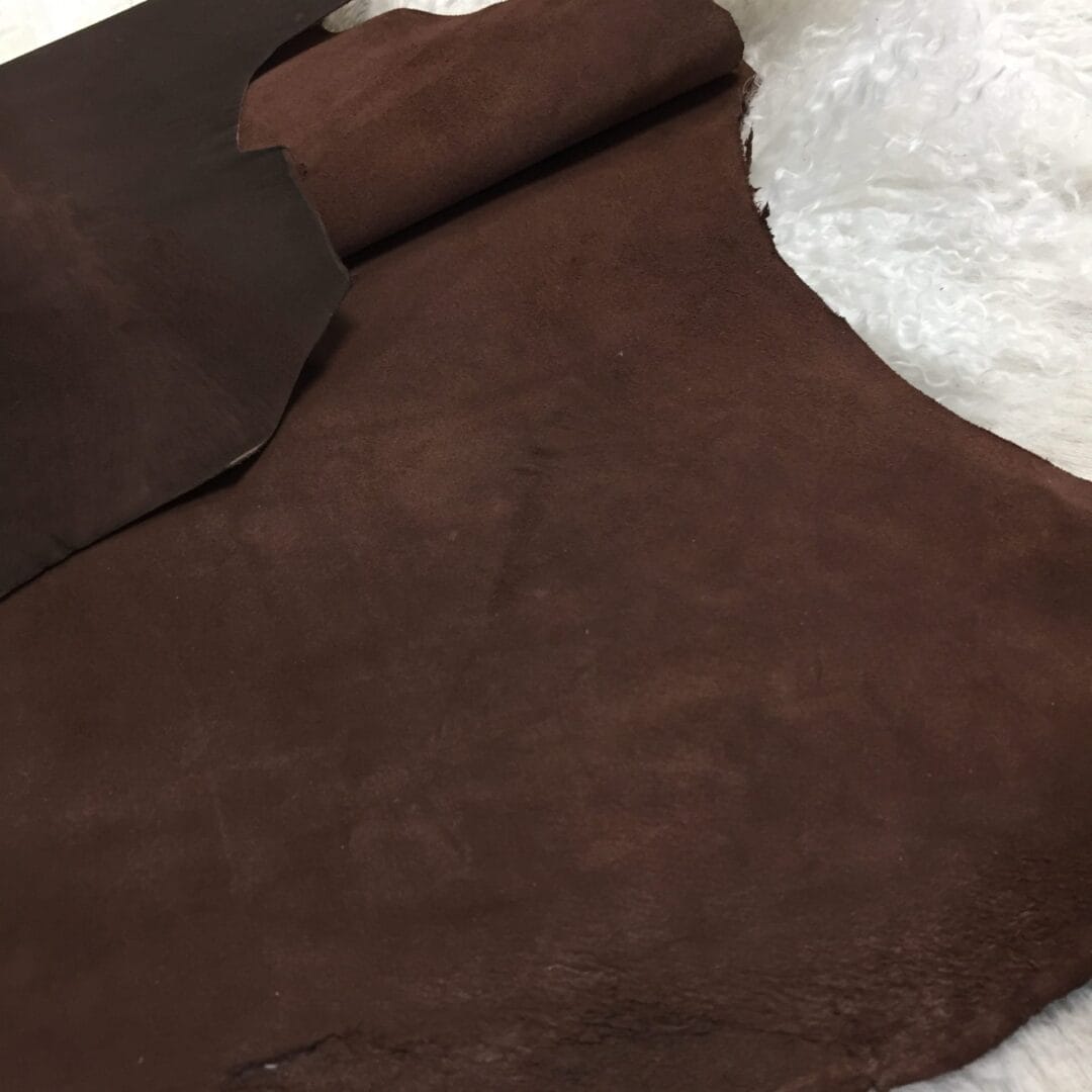 goat suede brown leather avetcoinc@
