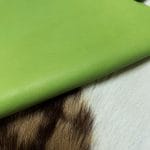 The Milano Cow Leather Collection is made of full-grain European leather produced from whole hides. This gives the leather a soft and luxurious finish on the surface, resulting in a subtle yet rich appearance. The collection is available in 48 complementary colors and is lightly pigmented and flexible, making it an excellent option for cutting. The Milano Collection is unbuffed and chrome-tanned, giving these leathers a smooth and elegant look.
