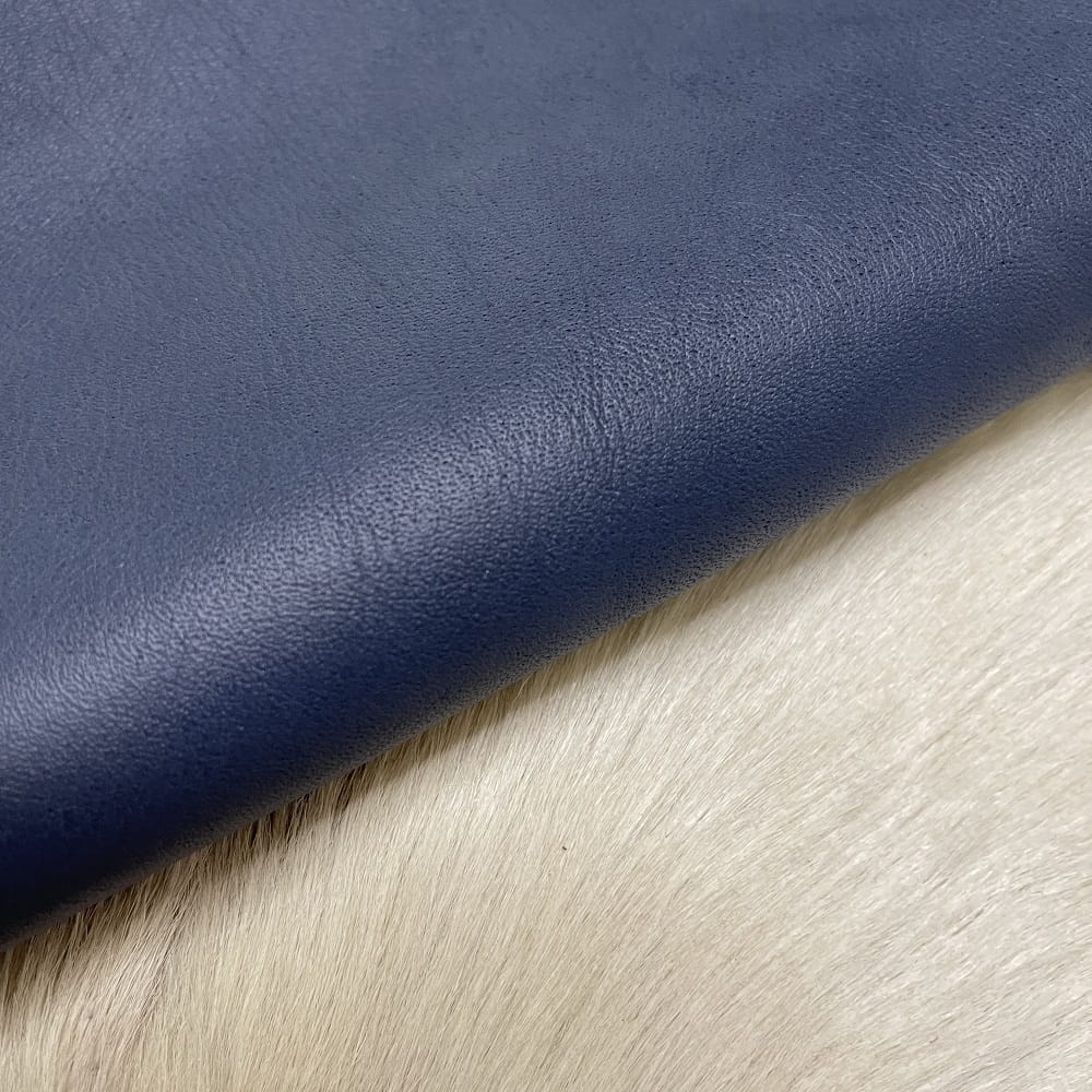 Navy Blue Milano Cow Leather 3 oz-Avetco Inc