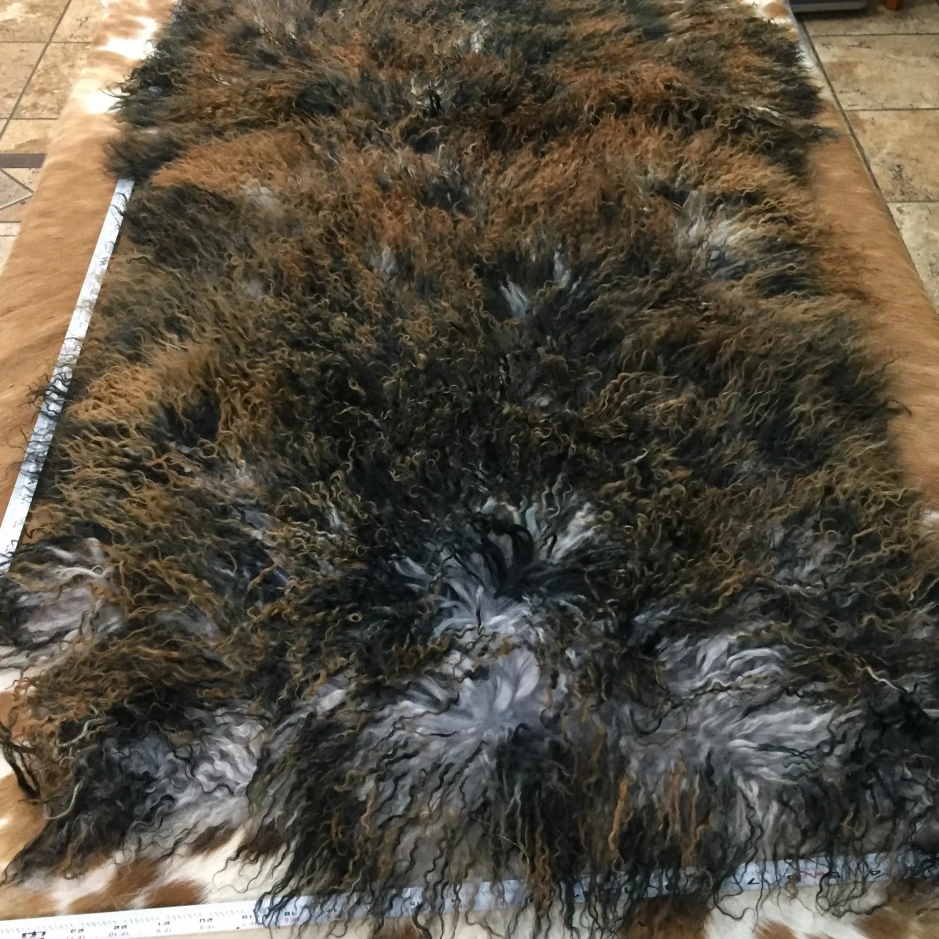 Mongolian Tibetan lamb fur plates 10