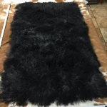 Our Mongolian Tibetan lamb fur plates, handpicked by expert craftsmen, offer superior quality. Each skin is made of the finest silky, long, and ultra-soft wool, ensuring it meets your standards. These plates are perfect for adding a touch of luxury to your home decor. You can use them to upholster furniture such as sofas, chairs, ottomans, benches, etc. They are also widely used in the fashion industry to create scarves, boas, tote bags, garments, and accessories. These 2ft x 4ft plates made with 4-5 inch long curly soft wool offer both style and comfort, making them an excellent choice for home decor or fashion.