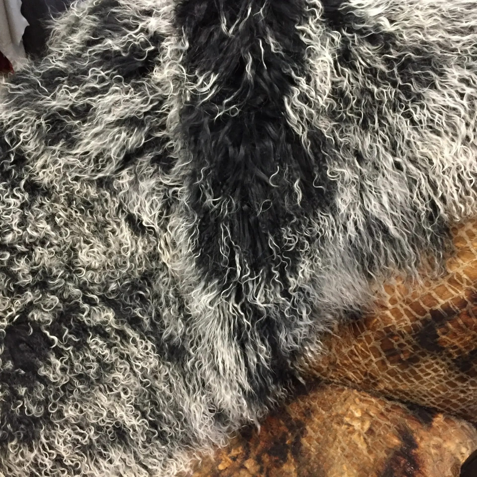 Mongolian Tibetan lamb fur plates 30