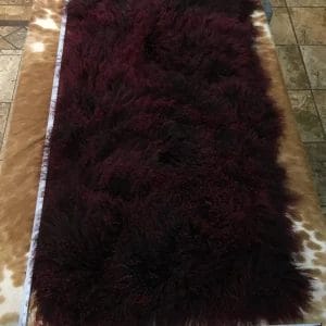 Our Mongolian Tibetan lamb fur plates, handpicked by expert craftsmen, offer superior quality. Each skin is made of the finest silky, long, and ultra-soft wool, ensuring it meets your standards. These plates are perfect for adding a touch of luxury to your home decor. You can use them to upholster furniture such as sofas, chairs, ottomans, benches, etc. They are also widely used in the fashion industry to create scarves, boas, tote bags, garments, and accessories. These 2ft x 4ft plates made with 4-5 inch long curly soft wool offer both style and comfort, making them an excellent choice for home decor or fashion.