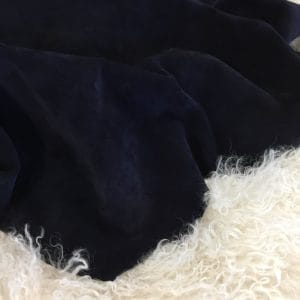 what is cow suede leather? The Vertu Cow Suede Leather Collection is made with exquisite cowhide and suede leather, with a thickness of 1.2-1.6mm and a weight of 3/4 oz. Chrome tanning techniques are used for a timeless and classic material, perfect for high-end jackets, boots,belts, and other leather items.