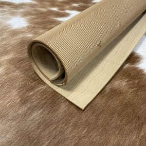 This soling material is made of high-quality rubber and features a fine line pattern that offers an excellent grip for your footwear. It is available in two classic colors - Tan and Brown that can complement any shoe design.