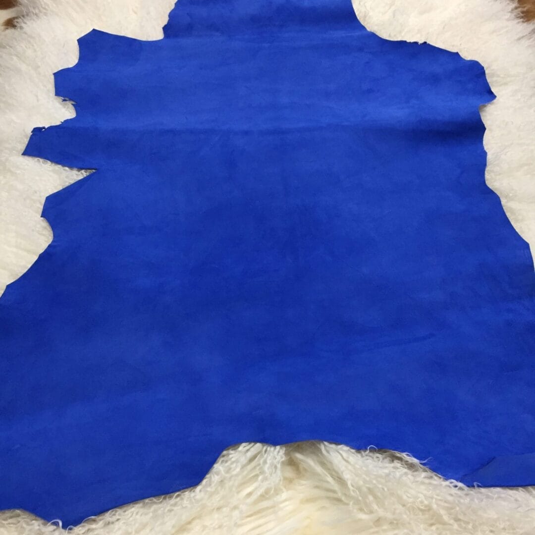 bright blue goat suede avetcoinc@