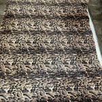 Panther-Beige | Avetco Leather Hides and Eva Foam This beige cowhide with panther print adds a fierce, fashion-forward edge to any design. With bold black markings over soft beige tones, it's ideal for handbags, shoes, garments, furniture, pillows, and interior décor. Printed on premium hair-on cowhide and chrome tanned for durability and softness. Each hide is unique, perfect for custom statement pieces.