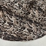 This beige cowhide with panther print adds a fierce, fashion-forward edge to any design. With bold black markings over soft beige tones, it's ideal for handbags, shoes, garments, furniture, pillows, and interior décor. Printed on premium hair-on cowhide and chrome tanned for durability and softness. Each hide is unique, perfect for custom statement pieces.