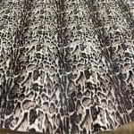 This beige cowhide with panther print adds a fierce, fashion-forward edge to any design. With bold black markings over soft beige tones, it's ideal for handbags, shoes, garments, furniture, pillows, and interior décor. Printed on premium hair-on cowhide and chrome tanned for durability and softness. Each hide is unique, perfect for custom statement pieces.