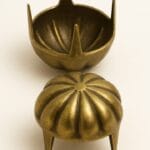 Parachute Nail Head NH72 in antique brass finish, decorative nail head for leather and upholstery