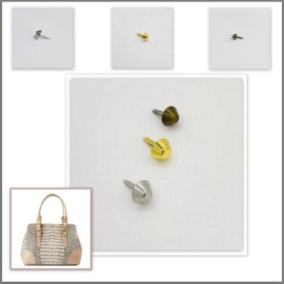 Purse Metal Feet 0.59″ | 15mm - 50/100PCs