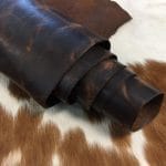 Rowdy Bison Leather Hide Dark Pecan