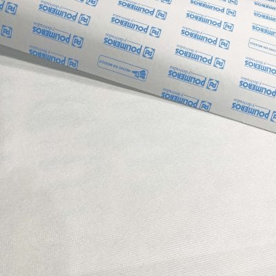Poliref 189SP is like a magic glue for fabrics! It's a self-adhesive interfacing fabric that can keep your favorite clothes and bags in shape. It works great for both lightweight and medium weight fabrics. You can use it to add intricate details to your sewing projects, like interlining, shoes, handbags, garments, and leather. This interfacing fabric is made of high-quality polyester that's super strong and durable. It comes in white and is 58 inches wide with a tolerance of plus or minus 2 inches. You get 5 yards of interfacing in each roll, with a thickness of 0.5mm. The texture of the interfacing is just right - not too rough or too smooth. It's easy to work with and provides stability without any discomfort or irritation. That's why it's perfect for all kinds of sewing projects!