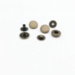 Spring Snap Buttons; Antique Brass 10mm Spring Snap Fastener SN409 – Full Set