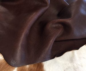 Tierra Veg Tanned Leather Waxed Pull Up 4 oz Bitter Chocolate
