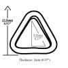 Triangle Rings-Illustrated Diagram-Avetco 9.5mm Triangle Ring AK161 – Nickel and Antique Brass finish – Avetco