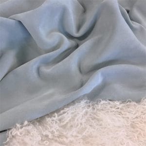 what is cow suede leather? The Vertu Cow Suede Leather Collection is made with exquisite cowhide and suede leather, with a thickness of 1.2-1.6mm and a weight of 3/4 oz. hide size 10-14 sq. ft. Chrome tanning techniques are used for a timeless and classic material, perfect for high-end jackets, boots,belts, and other leather items.