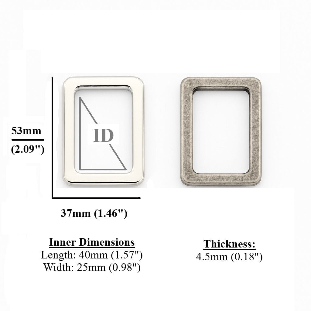 Y011 Rectangle Ring 40x25mm-Outline-Avetco