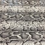 Piton Embossed Cow Leather Eggshell Tan