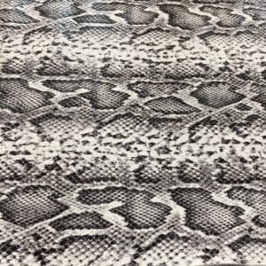 Piton Embossed Cow Leather Eggshell Tan