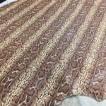 piton | Avetco Leather Hides and Eva Foam Rugan Piton Embossed Leather 20-22 Sq Ft