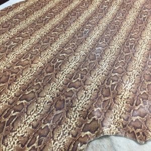 Rugan Piton Embossed Leather 20-22 Sq Ft