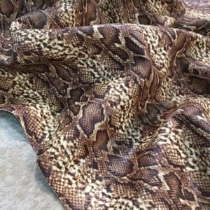 Python Pattern Embossed Cowhide