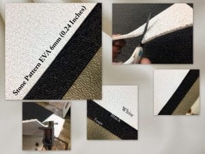 EVA foam is a versatile material made from ethylene-vinyl acetate copolymer. It is a durable, lightweight, and flexible foam that can be easily shaped, cut, and formed into different designs and sizes. A benefit of EVA foam is its shock absorption properties. It is also water-resistant, which makes it suitable for outdoor applications.
