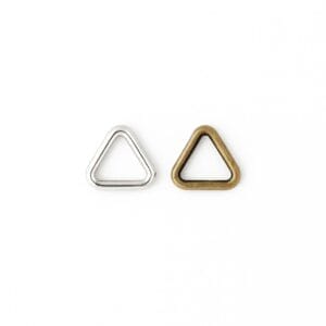 9.5mm Triangle Ring AK161 – Nickel and Antique Brass finish – Avetco