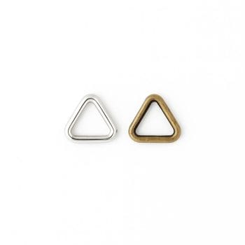 9.5mm Triangle Ring AK161 – Nickel and Antique Brass finish – Avetco